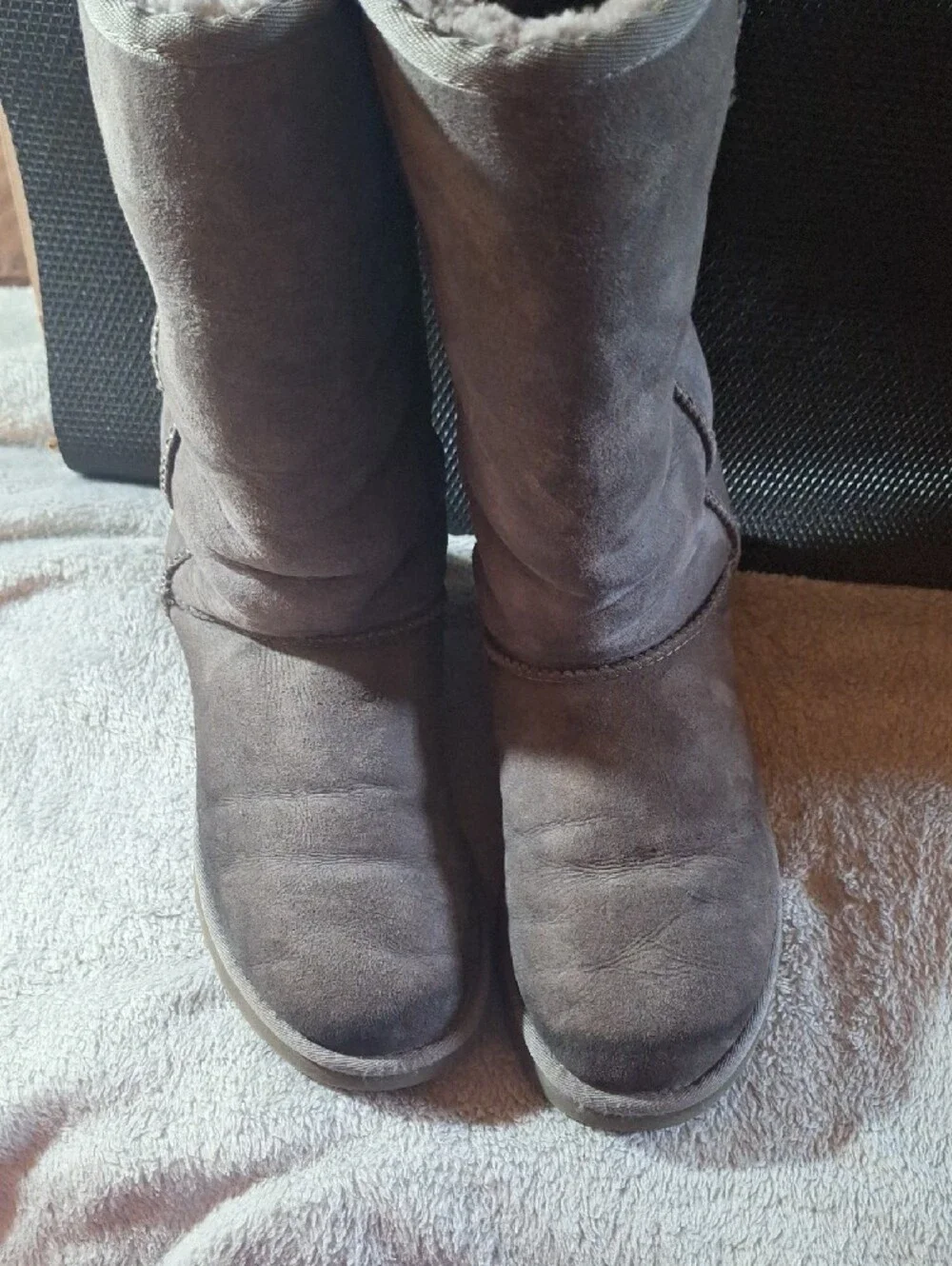 Ugg's Women's Cozy Shearling-Lined Winter Boots - Grey